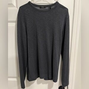 Theory Dark Gray Gaskell Shirt